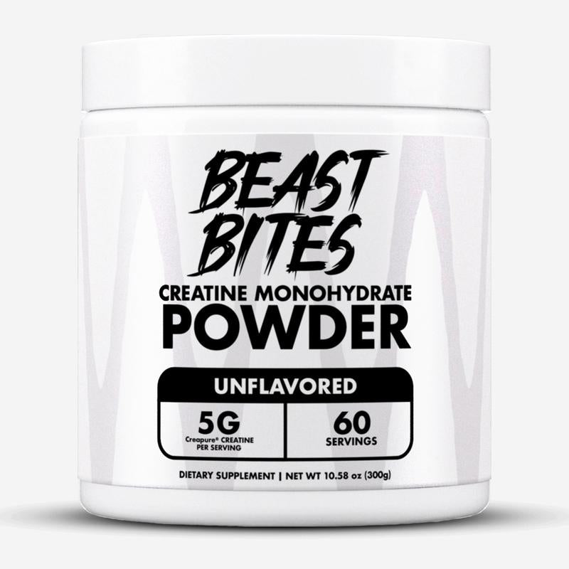 Creapure Creatine Monohydrate Powder (300G / 60 Servings) - Beast Bites
