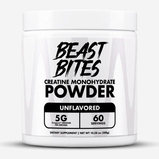 Creapure Creatine Monohydrate Powder (300G / 60 Servings) - Beast Bites